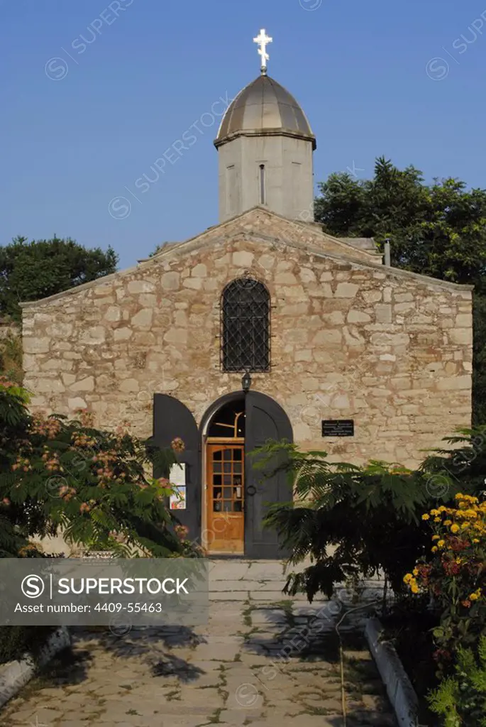 Ukraine. Autonomous Republic of Crimea. Feodosiya. St. John the Baptist armenian church. 14th century. Exterior.