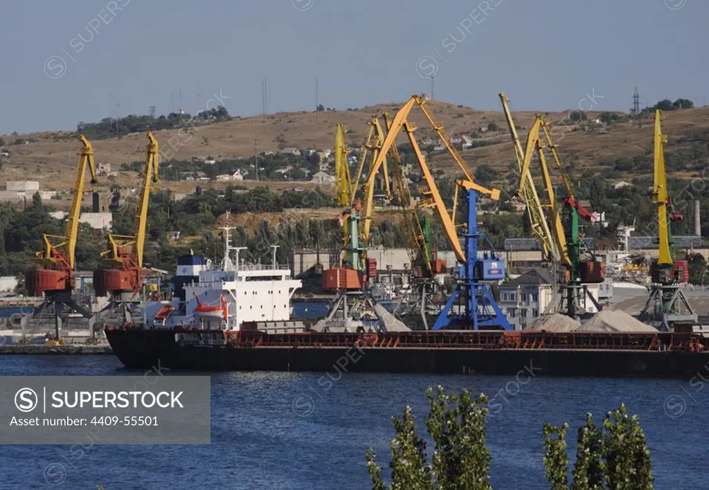 Autonomous Republic of Crimea. Feodosiya. Harbour.