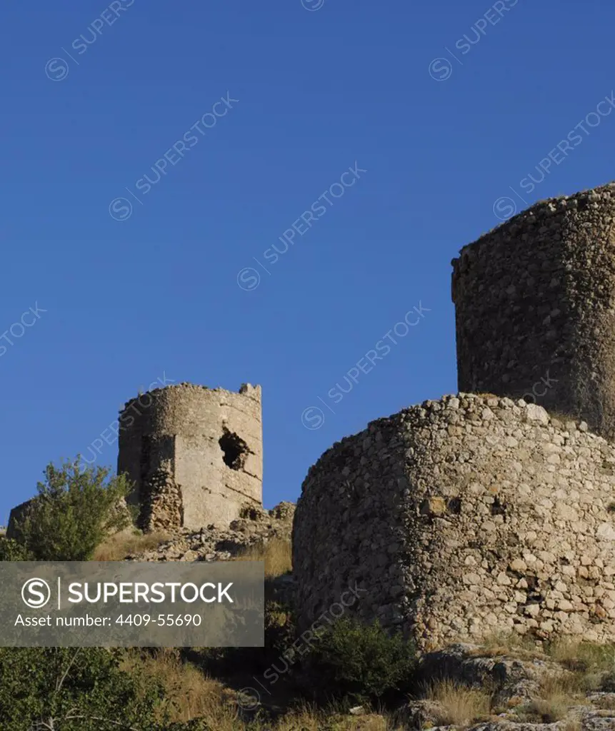 Ukraine. Balaklava. Chembalo Genoese fortress. 14th century. Tower.
