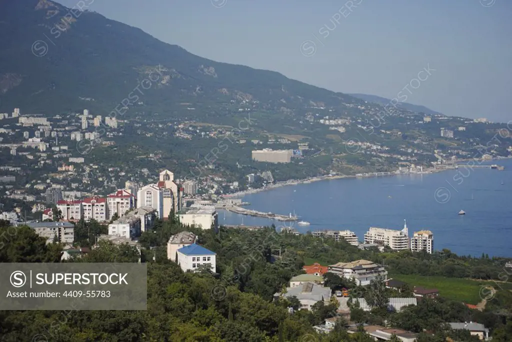 Ukraine. Autonomous Republic of Crimea. Yalta. Panorama.