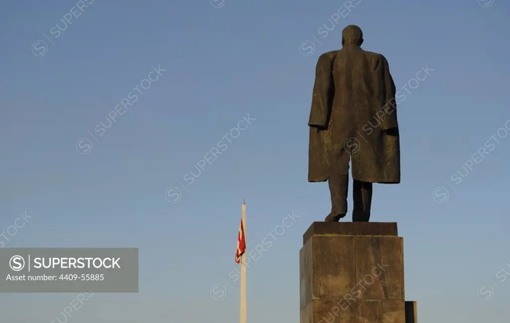 Vladimir Ilyich Lenin (1870-1924). Russian Marxist revolutionary and communist politician. Monument. Kerch. Ukraine.