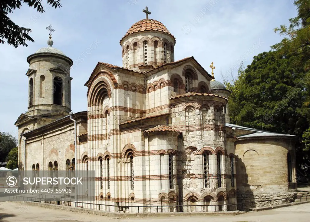 Ukraine. Autonomous Republic of Crimea. Kerch. Byzantine Church of St. John the Baptist. Founded in 717. 8th century. Exterior.
