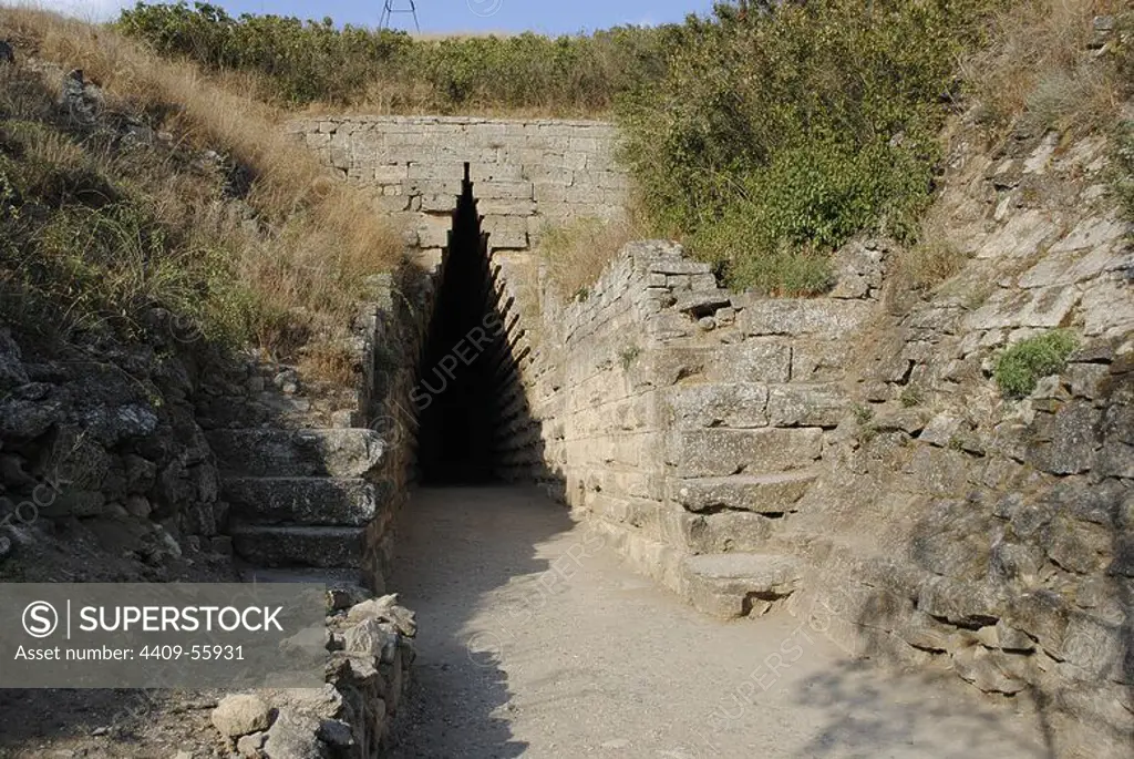 Ukraine. Autonomous Republic of Crimea. Tsarsky Kurgan, royal burial mound who probably is buried the King Leucon I. 4th century BC. Kerch.