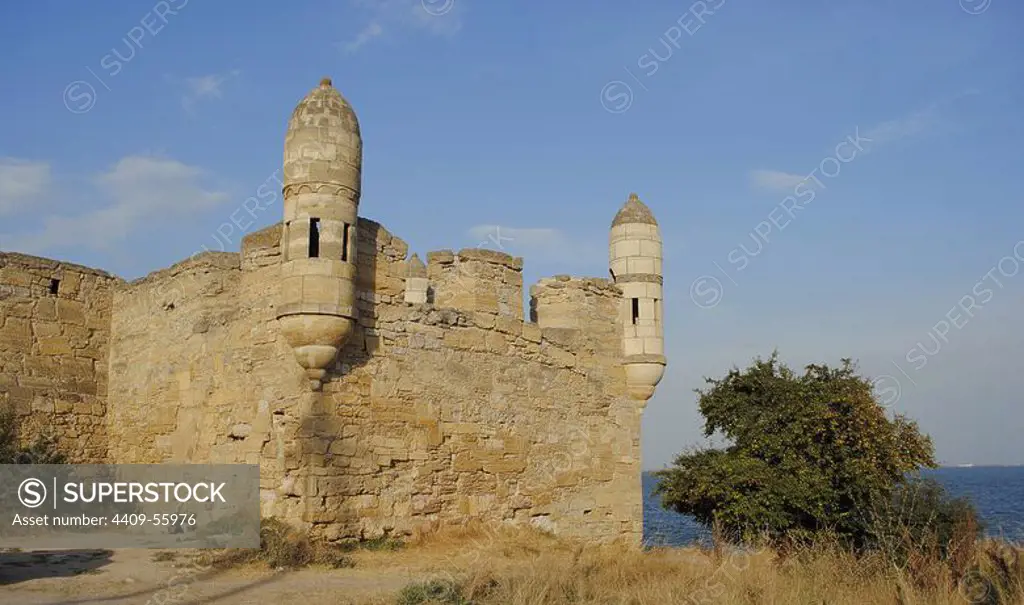 Ukraine. Autonomous Republic of Crimea. Yeni-Kale fortress, built by the Ottoman Turks, 1699-1706, under the direction of Goloppo. Near Kerch.