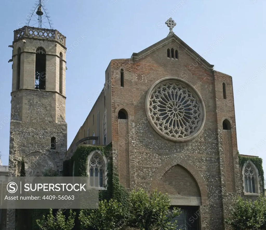 Spain. Catalonia. Granollers. Parochial Church of Sant Esteve (Saint Stephen).