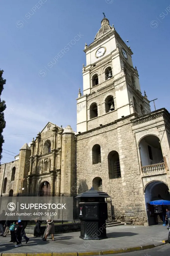 Bolivia. Cochabamba city. The Cathedral (1701-1735)..