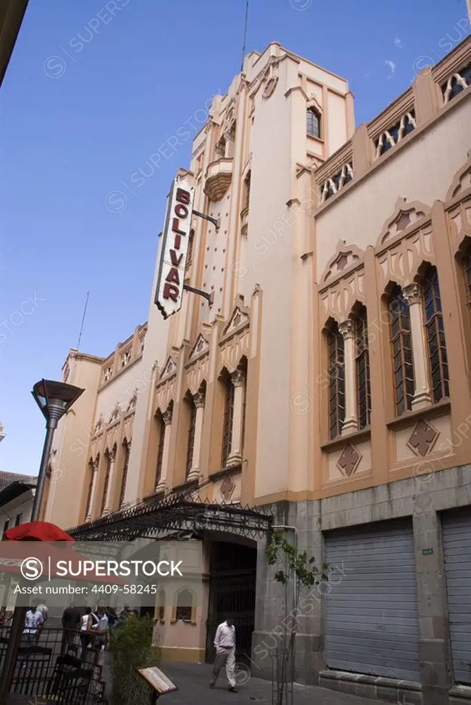 Ecuador.Quito.Historical center.Theater Bolivar (1933)..