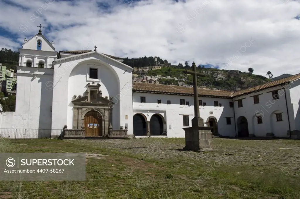 Ecuador. Quito city. Church and convent of San Diego..