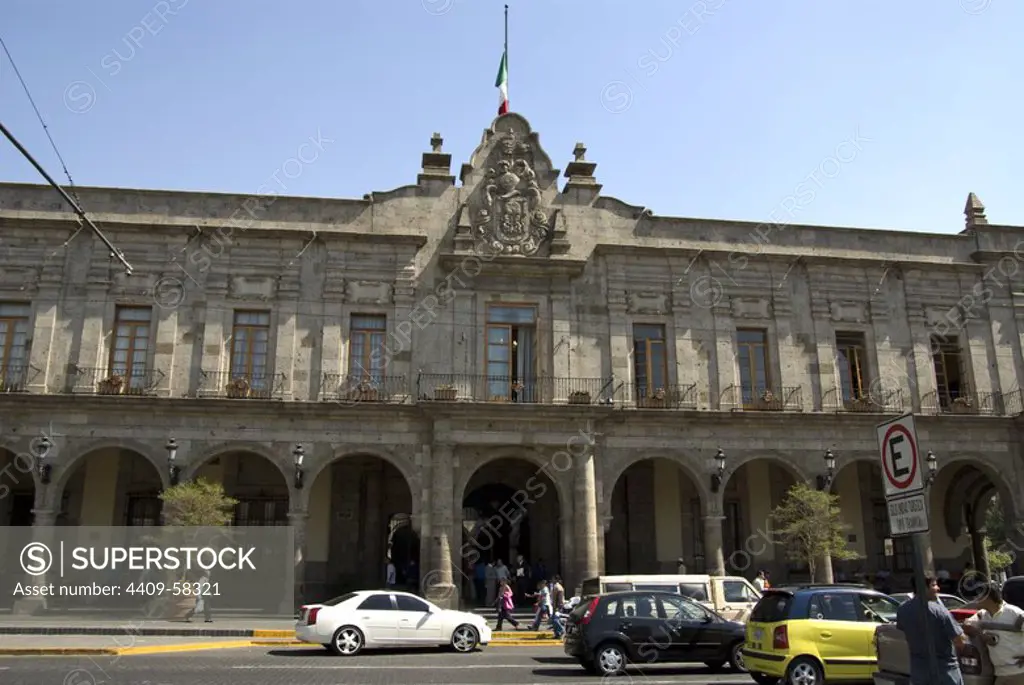 Mexico.Guadalajara city.City Hall in the Los Laureles square.