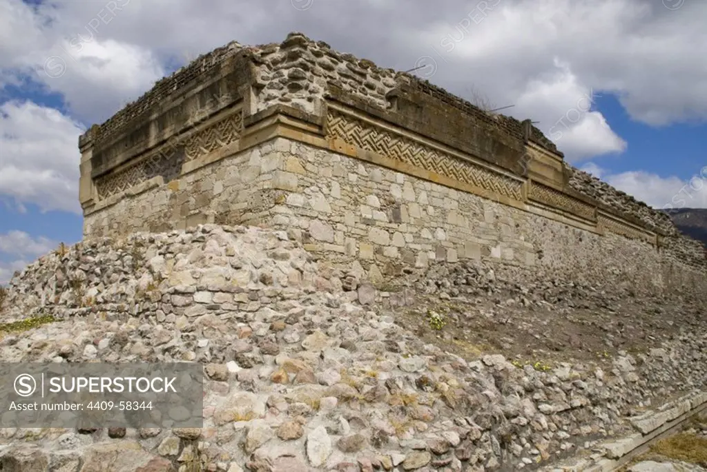 The Archeological site of Mitla (500BC-200AD).Zapotec-Mixtec culture.Oaxaca, Mexico..