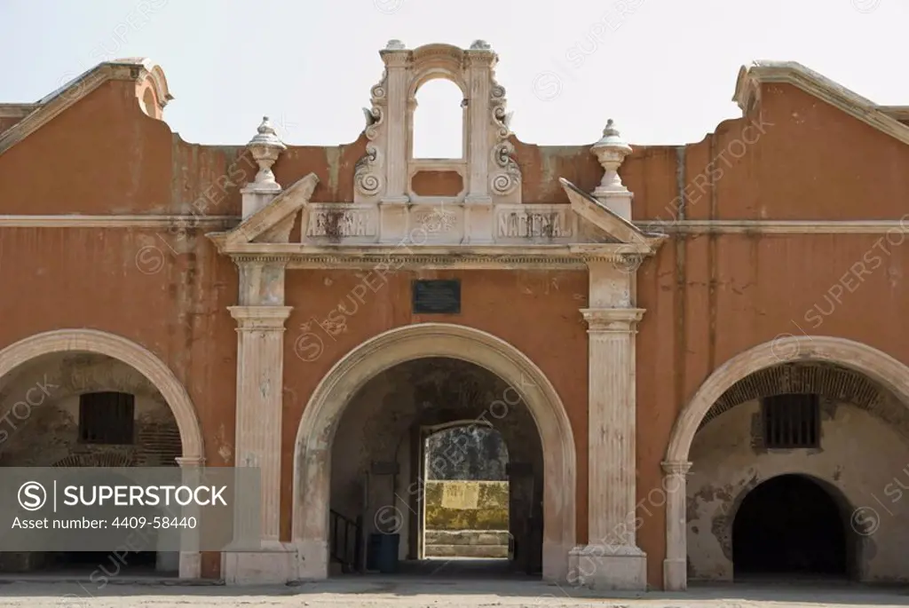 Mexico. Veracruz city. Fort San Juan de Ulua. 16th and 17th centuries.