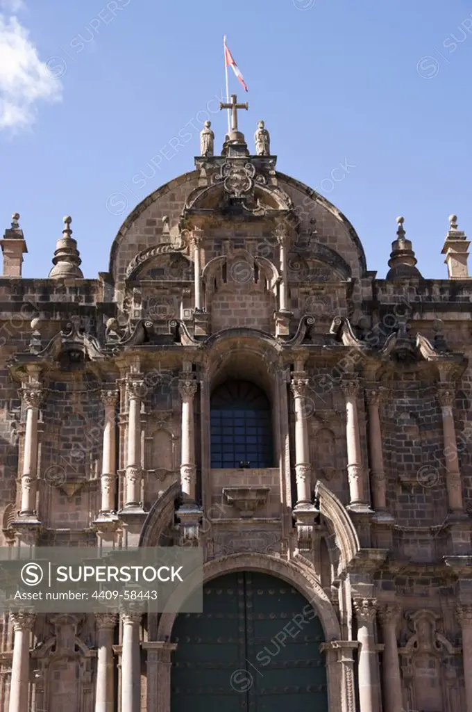 Peru. Cusco city. The Cathedral..
