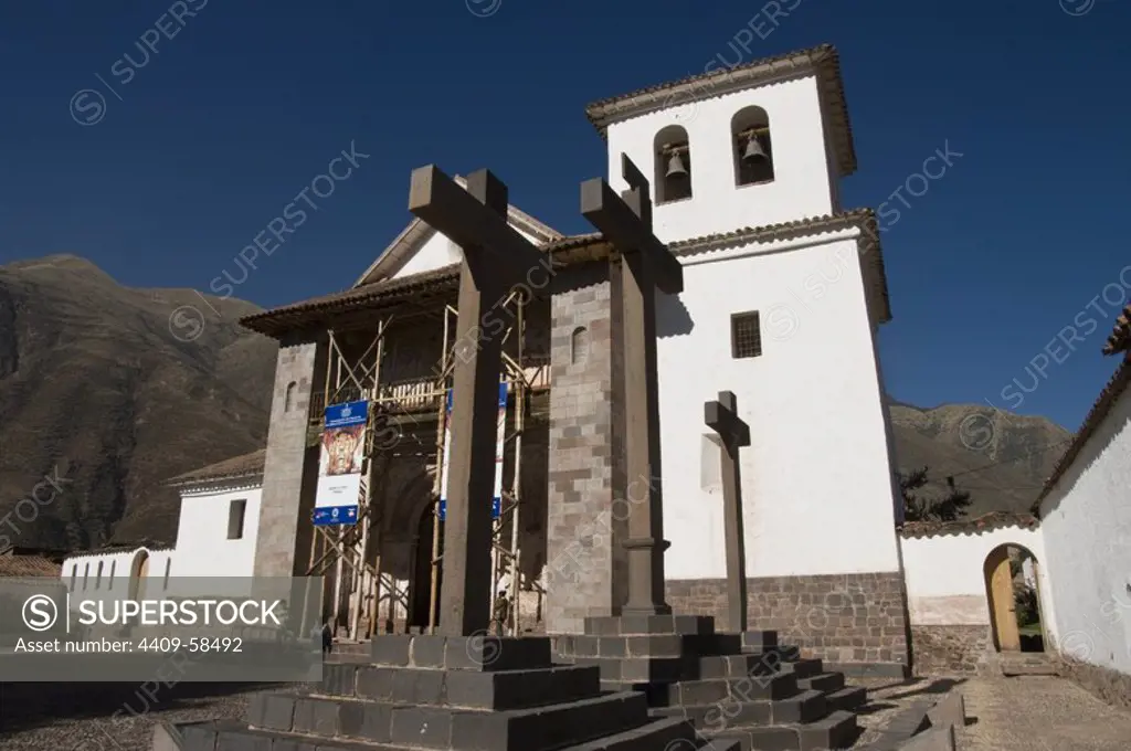 Peru. Cusco. Church of San Pedro de Andahuaylillas (16th century)..
