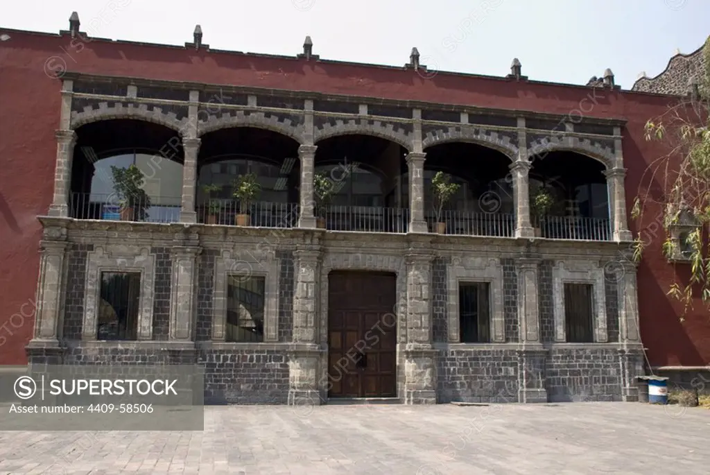 The Convent of Santiago(17th century) in Tlatelolco.Mexico City..