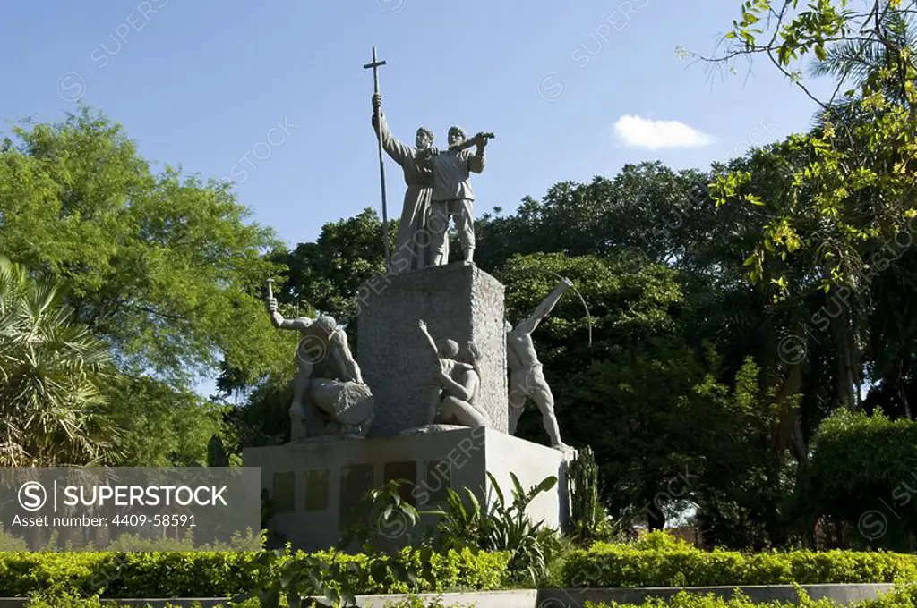 Bolivia. Santa Cruz. Jesuit missions monument in the San Ignacio (Chiquitania).