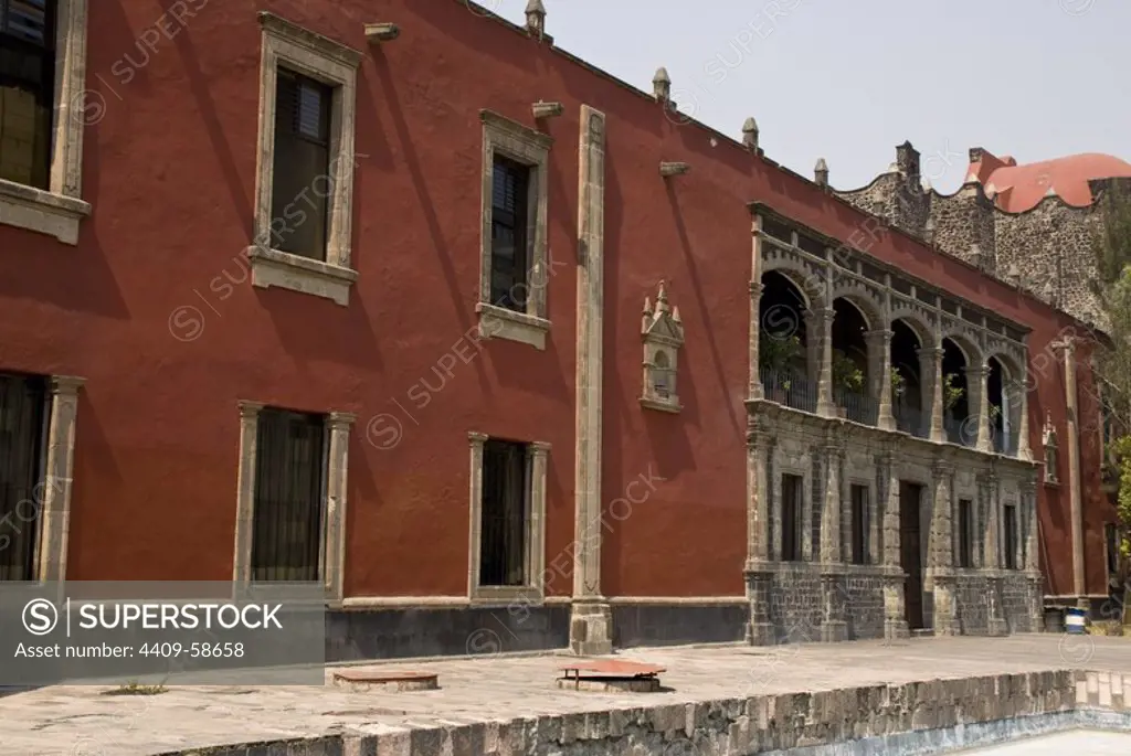 The Convent of Santiago(17th century) in Tlatelolco.Mexico City..