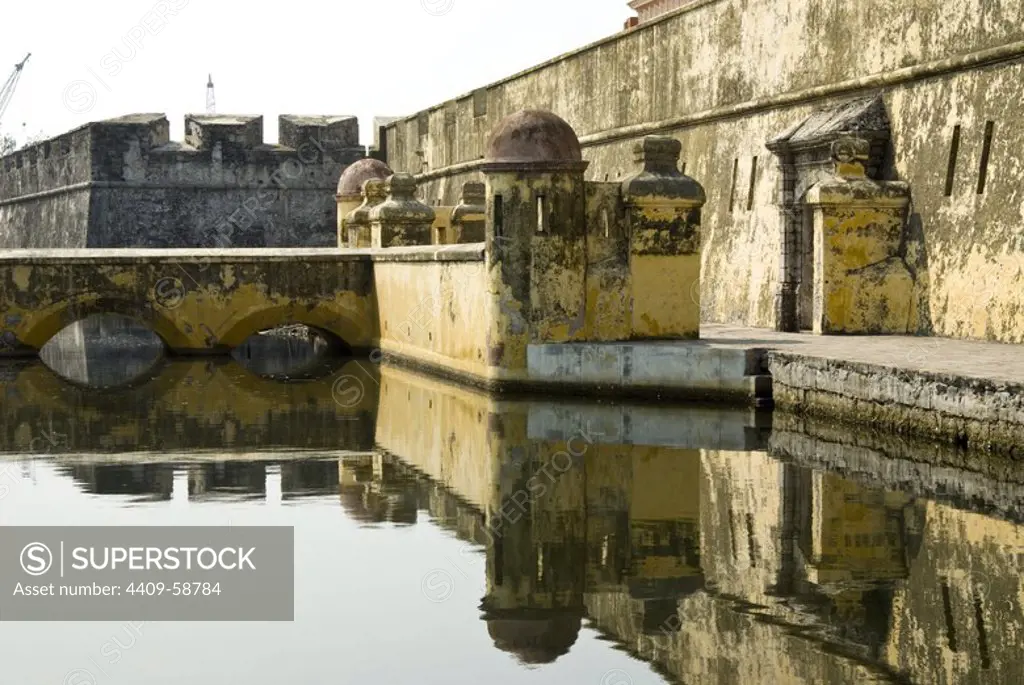Mexico. Veracruz city. Fort San Juan de Ulua. 16th and 17th centuries.
