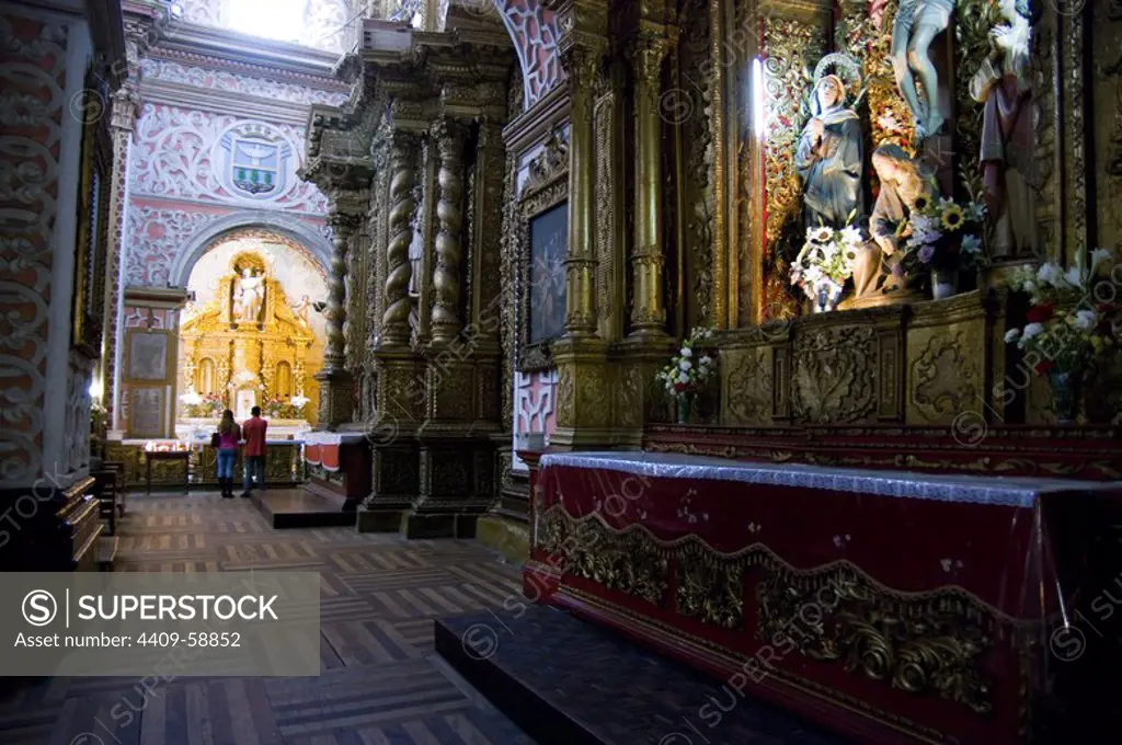 Ecuador. Quito city. Church of La Merced..