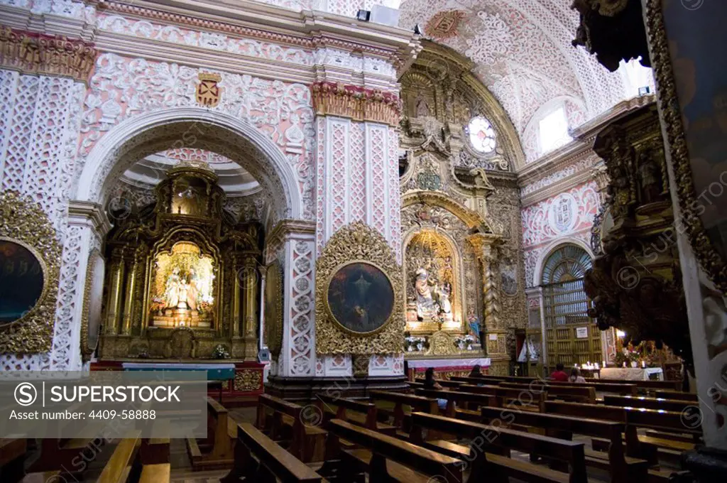 Ecuador. Quito city. Church of La Merced..