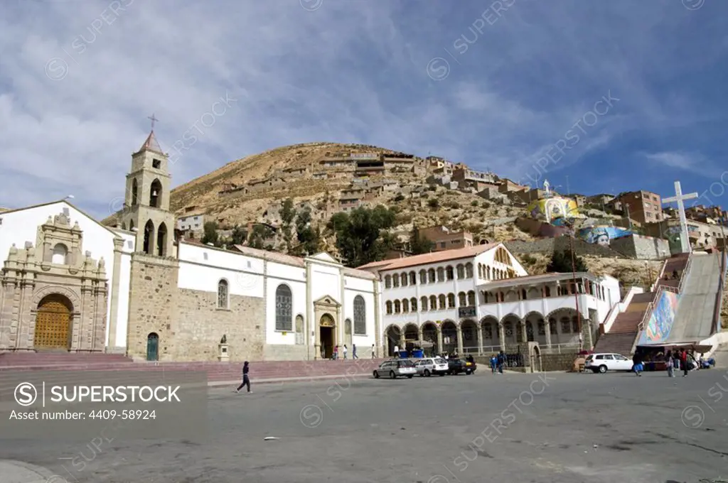 Bolivia. Oruro city. Sanctuary of the Virgin of the Socavón..