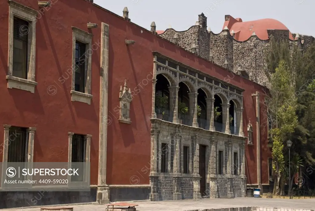 The Convent of Santiago(17th century) in Tlatelolco.Mexico City..