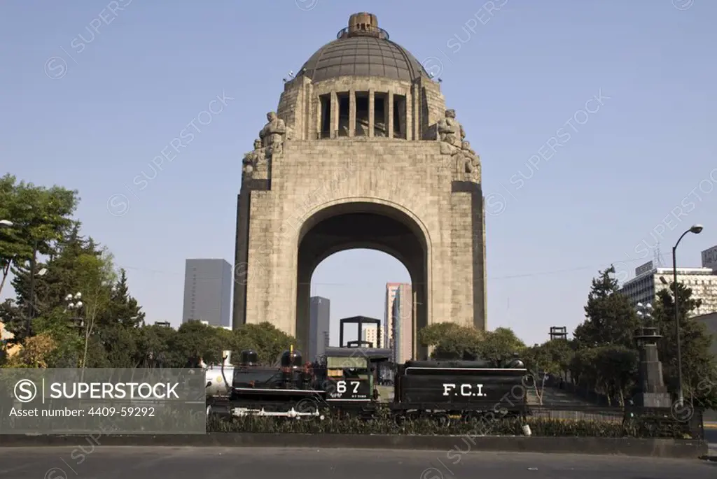 Mexico city. Monument to The Revolution.