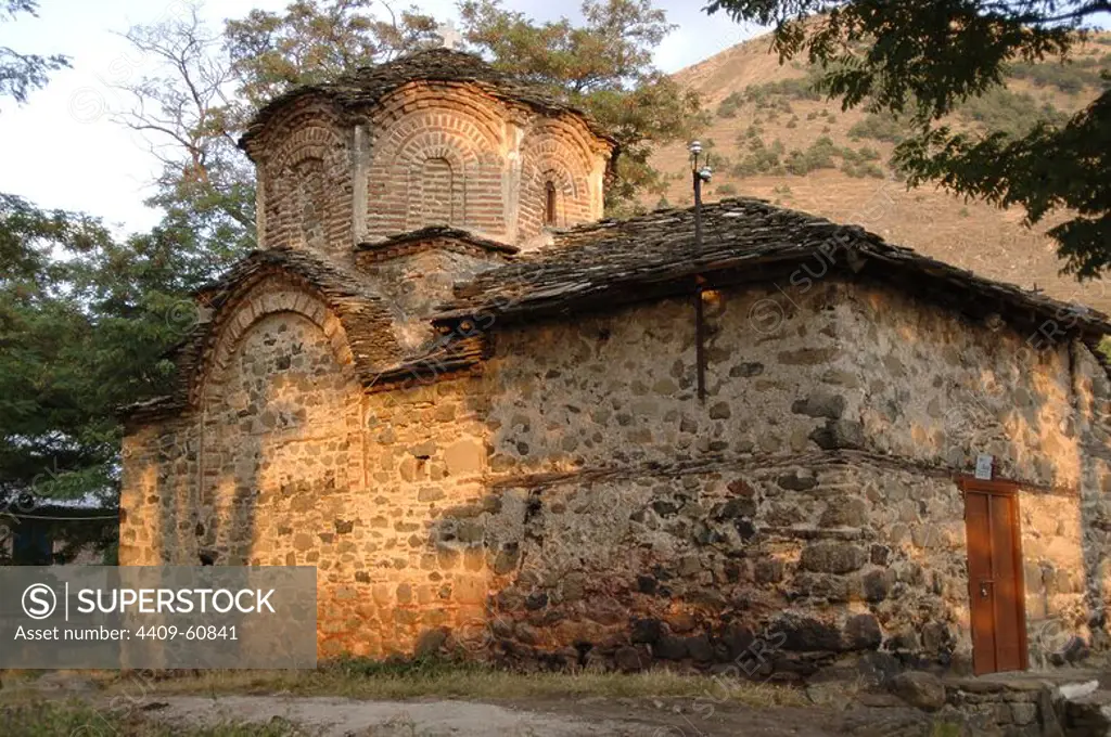 Republic of Albania. Mborje. Holy Resurrection Church. 13th century.