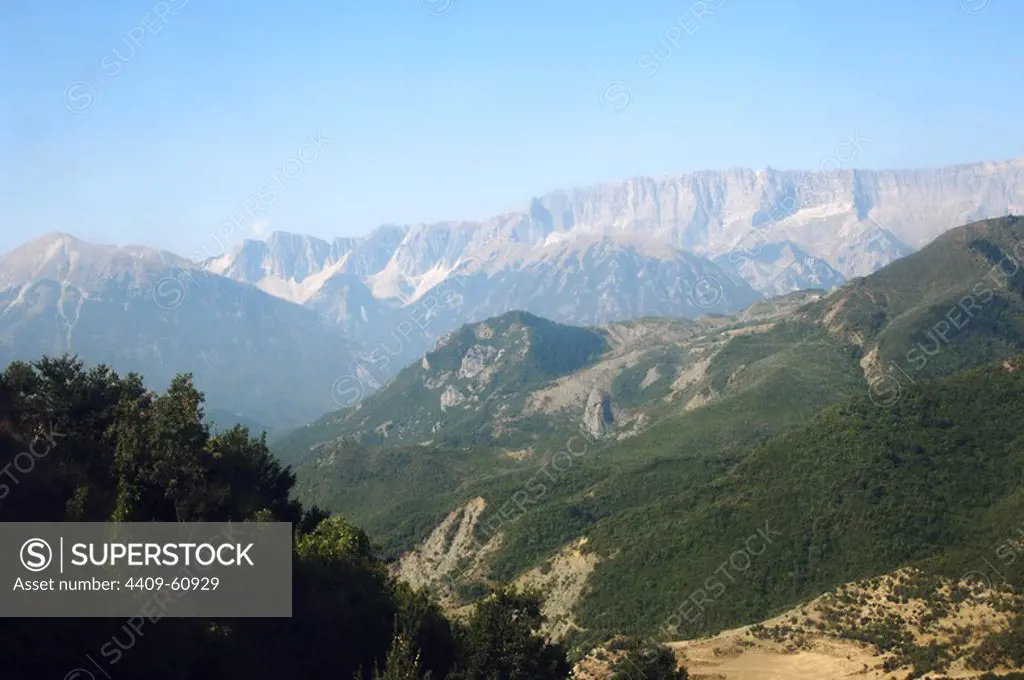 Republic of Albania. Nemercke mountain.