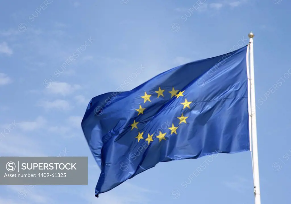 Flag of Europe. Designed by Arsene Heitz and Paul Levy.