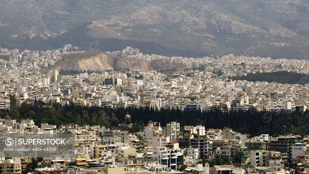 Greece. Athens. General view of the city.