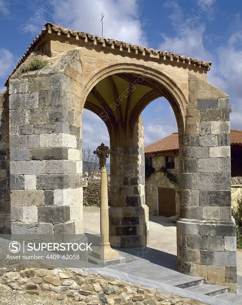 Spain. La Rioja. Prejano. Calvary.