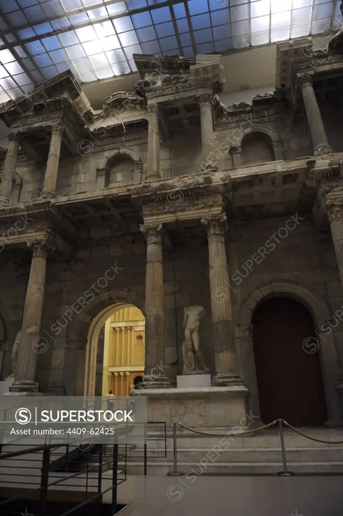Market Gate of Miletus. 120 BC. Access to the south market of the city. Facade.