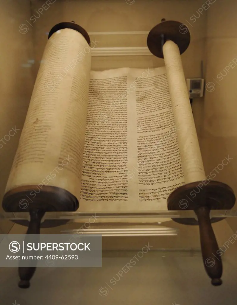 Torah scrolls. 19th century. Jewish Museum Berlin. Germany.