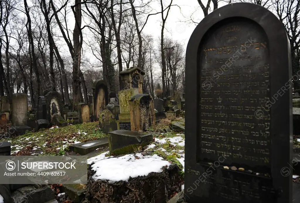 Poland. Krakow. Jewish cemetery.