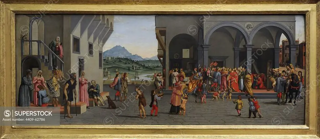 Francesco Granacci (1469-1543). Italian painter. Life of the Young Tobias. Gemaldegalerie. Berlin. Germany.
