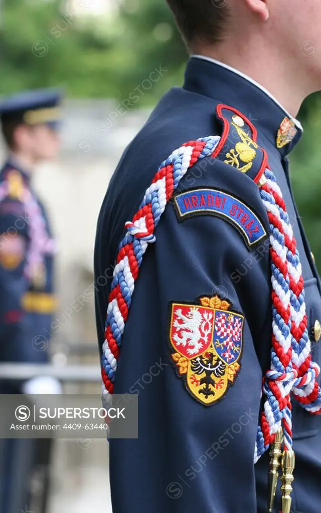 Prague Castle guards. Prague. Czech Republic.