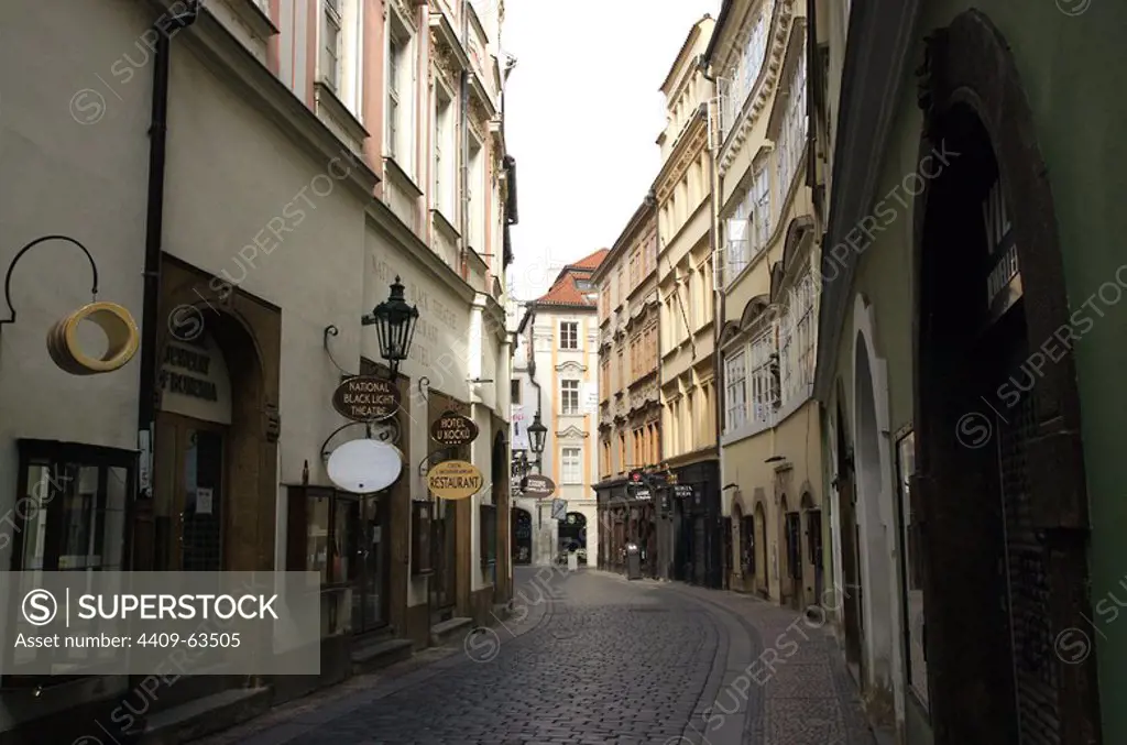 Czech Republic. Prague. Old Town (State Mesto). Street.
