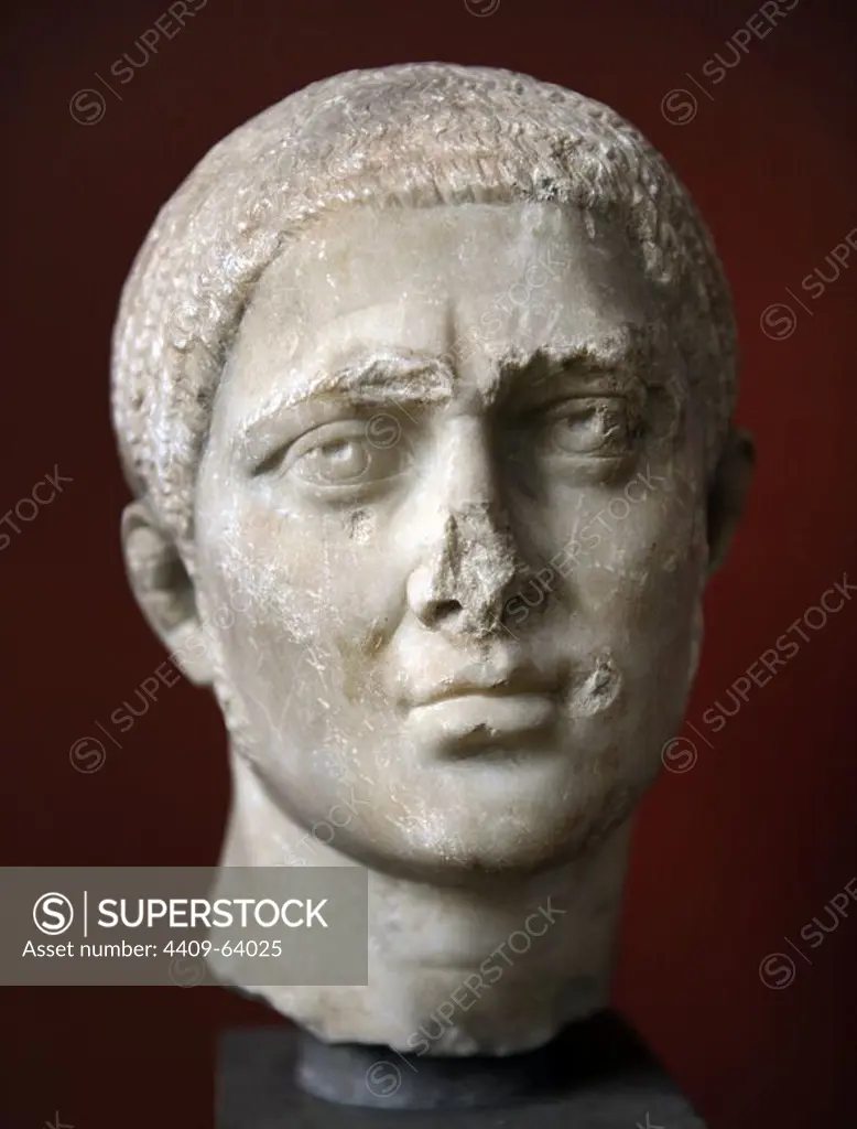 Greek boxer. Early 3rd century. Bust. Marble. From Athens. Carlsberg Glyptotek Museum. Copenhagen. Denmark.