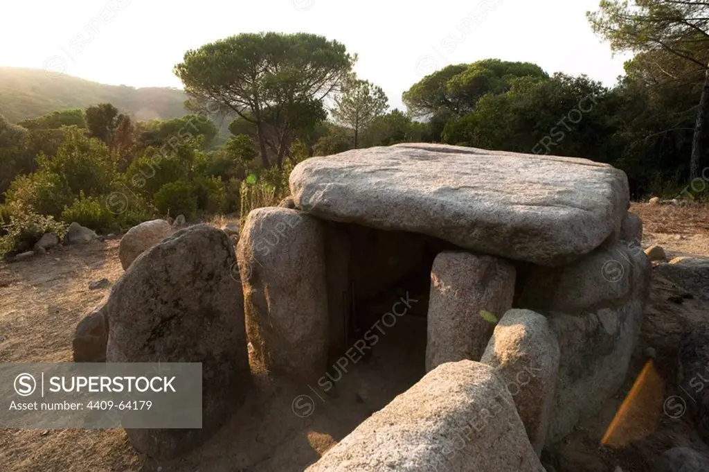 Megalithic Dolmen "Ca l'arenas". Dosrius. Barcelona.