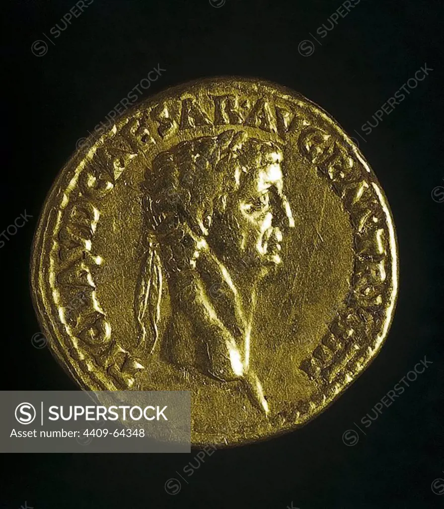 Roman coin of Claudius.
