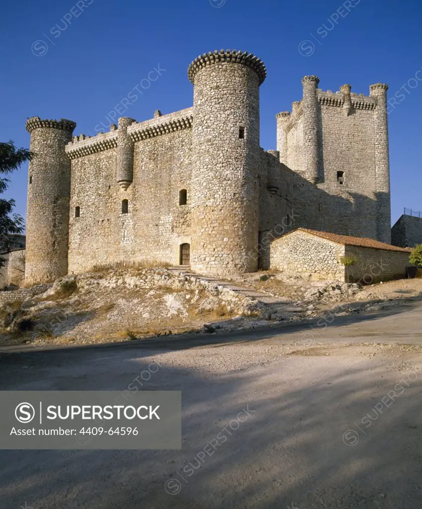 Spain. Torija. Castle. Military fortress built by the Templars in 11th century.