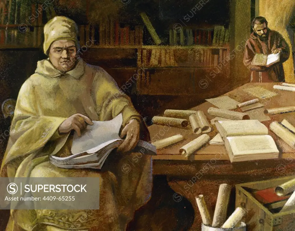 SANTO TOMAS DE AQUINO (Roccaseca, reino de Nápoles,1225-Fossa Nova,1274). Teólogo y filósofo italiano.
