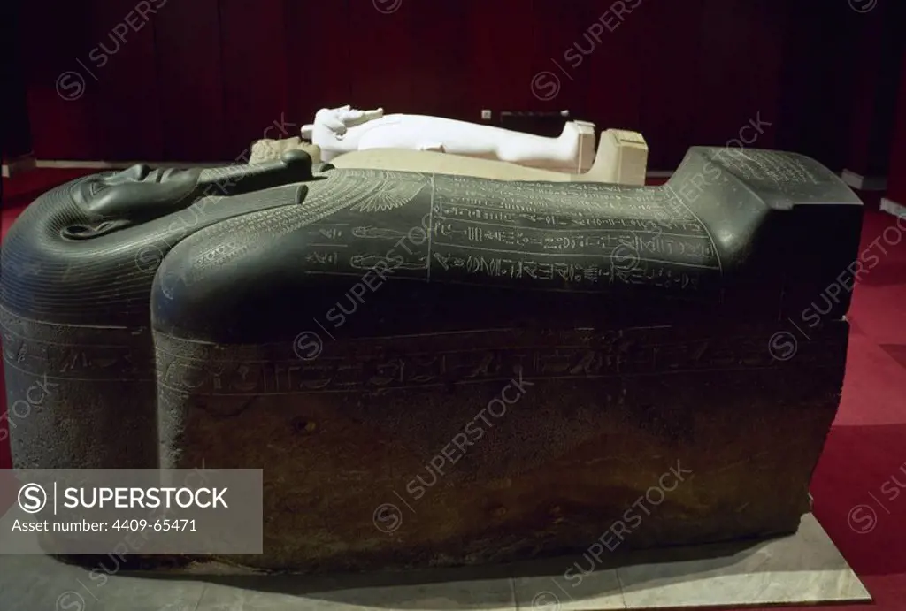 Sarcophagus of Tabnit. Egyptian king of Sidon. 6th century BC. Archaeological Museum of Istanbul. Turkey.