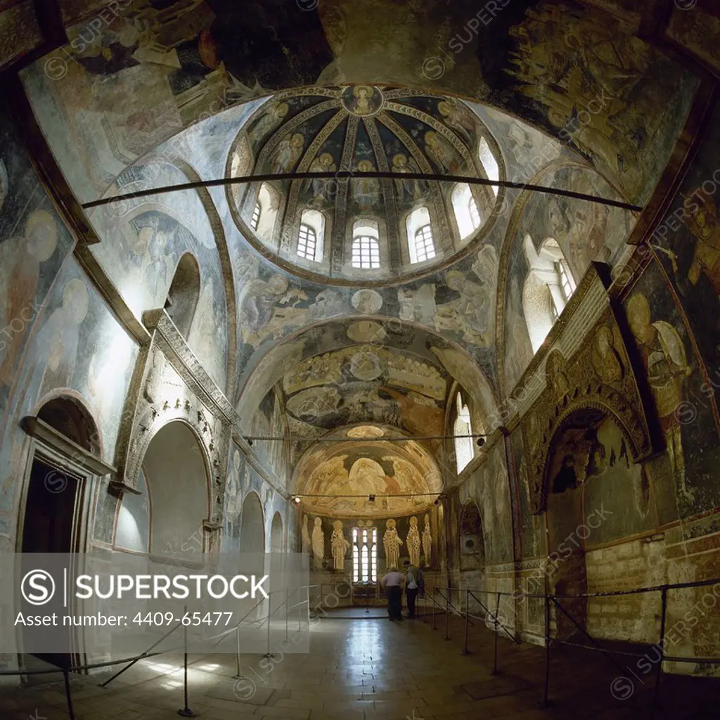 Turkey. Istanbul. Church of the Holy Saviour in Chora. 11th-13th centuries. Parecclesion.