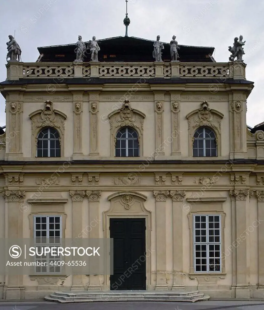 Belvedere. Lower Belvedere. 1714-1716. Built by Johann Lukas von Hildebrandt (1668-1745). Vienna. Austria.