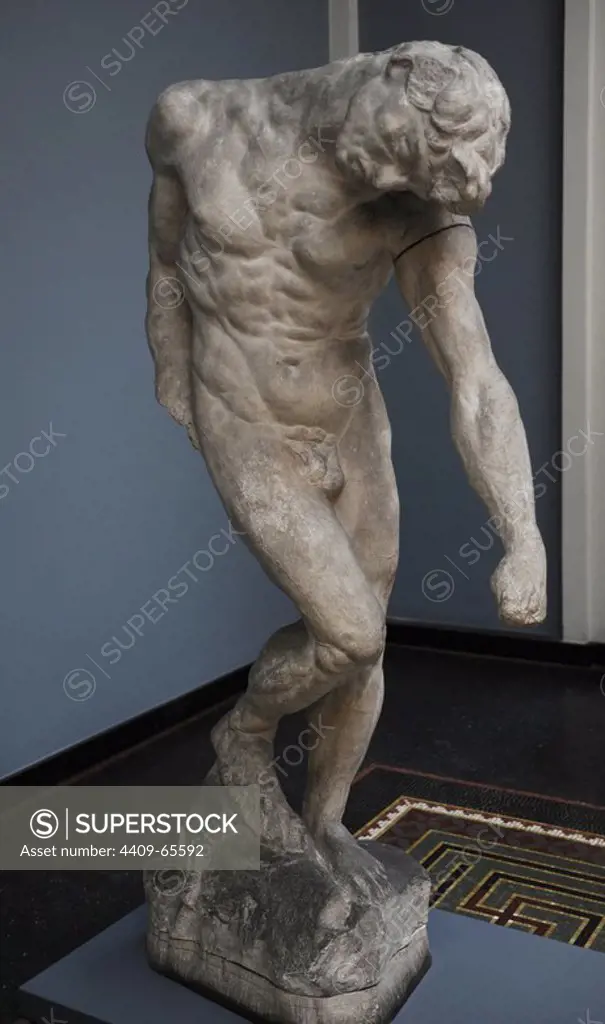 Auguste Rodin (1840-1917). French sculptor. The Shade. Plaster (1903-04) (1880). Ny Carlsberg Glyptotek. Copenhagen. Denmark.