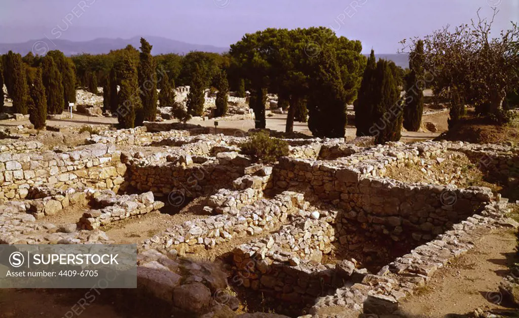Ruins of the Greek necropolis. Ampurias. External view. Gerona. Location: EXTERIOR. GERONA.