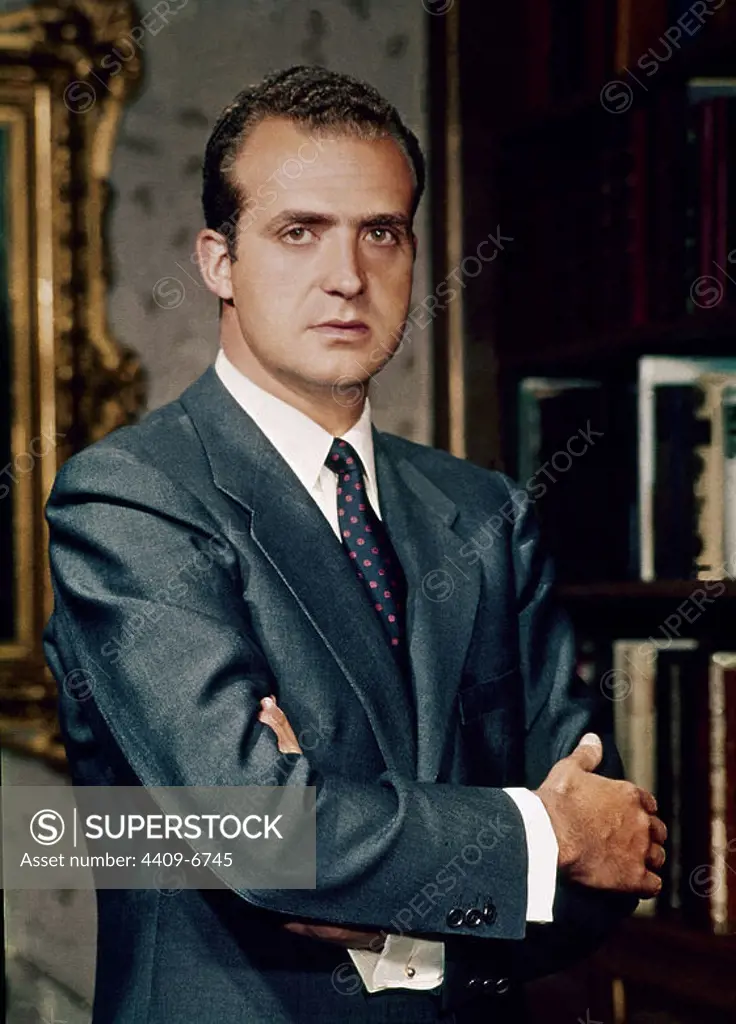 Portrait of Juan Carlos, King of Spain.
