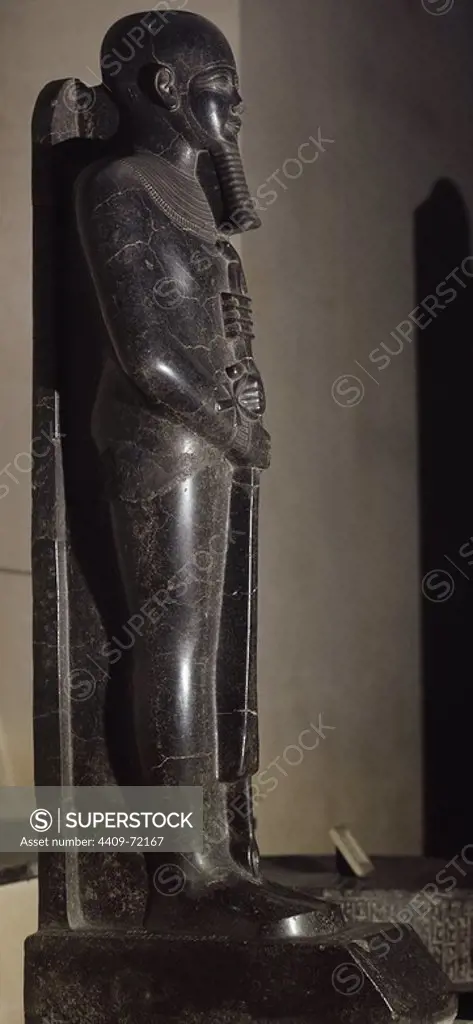 Egypt. Statue of God Ptah. New Kingdom. XVIII-XX Dynasty. 1550-1070 BC. Egyptian Museum of Turin. Italy.