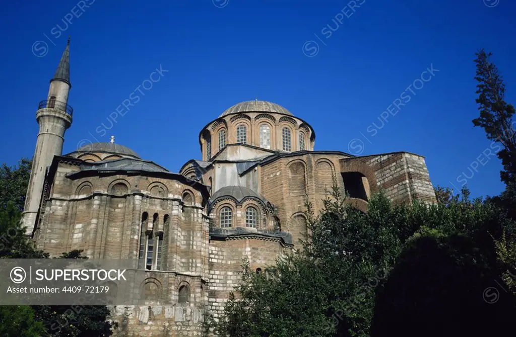 Turkey. Istanbul. Church of the Holy Saviour in Chora. 11th-13th centuries. Exterior.